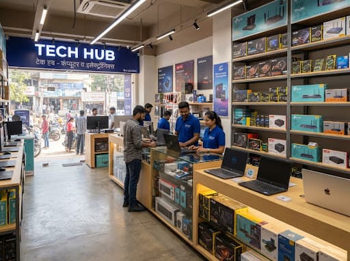 Hardik Computers Storefront and Diagnostic Workshop in GIDC Vapi